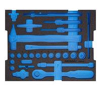 Gedore EI-1100-01 - Inserto de goma-espuma 2/2 L-BOXX 136, vacío
