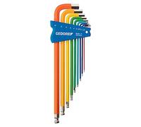 GEDORE H 42 CKEL-09 - Juego de destornilladores angulares (9 piezas), multicolor