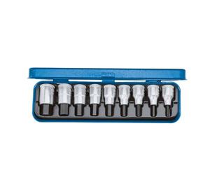 Gedore IN 19 PA - Juego de vasos destornilladores 1/2" 9 pzas AF