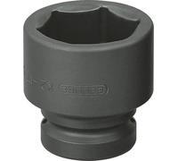 Gedore, inserto para destornillador de impacto, 1 pulgada, hexagonal, 60 mm, modelo K 21 60