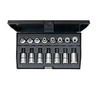 Gedore ITX 30 TX-015 - Juego de vasos destornilladores 3/8" 15 pzas TX