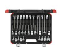 Gedore Juego de 30 dados para puntas de destornillador hexagonales 1/2 pulgadas