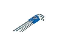 GEDORE Juego de 8 llaves Allen, Extralargas, Para tornillos con hexágono interior, Con soporte, Anchos de llave 2-10 mm, H 42 EL-88