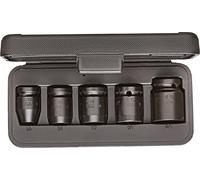 Gedore K 19-028 - Juego de vasos de impacto para coches 1/2", 5 pzas 10-24 mm