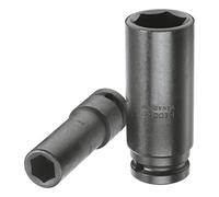 Gedore K 19 L 16 - Vaso de impacto 1/2", forma larga 16 mm