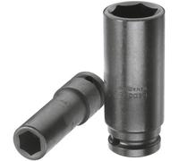 Gedore K 19 L 27 - Vaso de impacto 1/2", forma larga 27 mm
