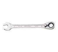 GEDORE Llave combinada con anillo de carraca, Reversible, Ancho de llave 8 mm, Acodada, De doce cantos, Perfil UD, Llave, 7 UR 8