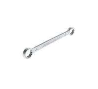 GEDORE Llave de doble anillo, Ancho de llave 19+22 mm, Recta, Plana, Fina, De doce cantos, Perfil UD, Llave, 4 19X22