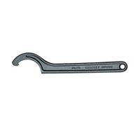 GEDORE Llave de gancho con nariz, Para tuercas ranuradas, Ancho de llave de 58 a 62 mm, Diámetro de punta 5 mm, Llave, 40 58-62