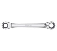 GEDORE, llave de trinquete doble con dos anillos, reversible (derecha/izquierda), de 10+13+17+19 mm, referencia 3300899