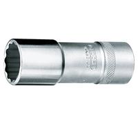 GEDORE Llave de vaso 1/2", forma larga 17 mm