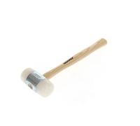 GEDORE Martillo de Nylon con empuñadura de madera, Martillo de cuero, 60 mm de diámetro, Martillo con mango de madera de fresno, Herramienta, Forjado, 225 E-60