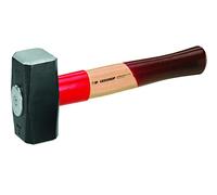 GEDORE Mazo con empuñadura de madera, Peso de la cabeza 2000 g, Martillo con mango de madera de fresno, Herramienta, Forjado, Rotband-Plus, 620 E-2000