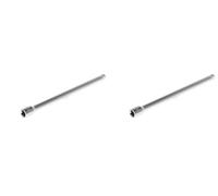 GEDORE red Alargadera de llave de vaso, Cuadradillo de accionamiento 1/4" 6,3 mm, Longitud 150 mm, Adaptador, Herramienta, R45100029, Acero cromado (Paquete de 2)