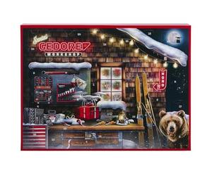 Gedore Red Calendario de Adviento 2025, 51 piezas, calendario de herramientas para hombres, regalo para hombres, R33003151
