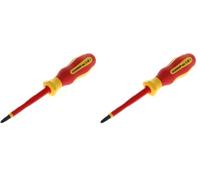 GEDORE red Destornillador cruciforme VDE PH2, Atornillador aislado 1000 V, Longitud 210 mm, Herramienta, R39200219, Acero (Paquete de 2)