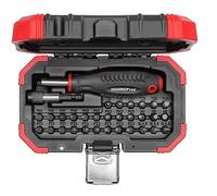 Gedore Red - Juego de puntas (1/4", 32 piezas, PH, PZ, TX, IN, SL), incluye adaptador de cambio rápido