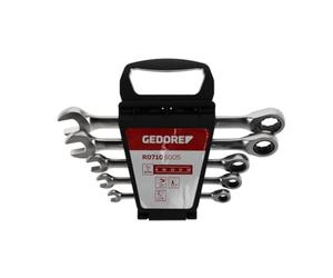 Gedore Red R07105005 Juego De Llaves Combinadas De Carraca An 819 Mm, Set de 5 Piezas