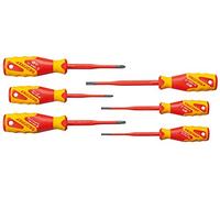 Gedore VDE 2162-2172 PM-06 Juego de Destornilladores Slim Drive, Set de 6 Piezas