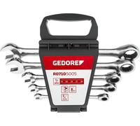Gedore Juego de llaves combinadas de carraca R07105005 819 mm Set de 5 piezas