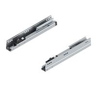 Gedotec Carril de cajón de extracción total 270 mm con amortiguación Blumotion, riel de cuerpo de carga máxima: 30 kg, cajón de cierre suave con autocierre | 1 par