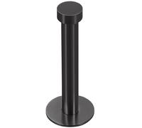 Gedotec Percheros ganchos ropa negro acero inoxidable - PANTHER | Perchero Vintage | Profundidad de suspensión: 72 mm | Armario de pared para atornillar pared diseño material de fijación 10 piezas