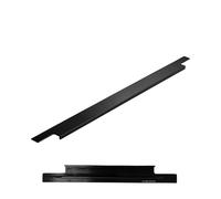 Gedotec - Tirador para muebles y cocina, color negro mate - TRIM Black | Tirador de cocina de aluminio para cajones y puertas de armario | mango de aluminio de 146 mm de longitud | 1 pieza