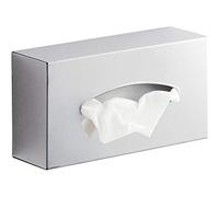 Gedy 2308 Caja de pañuelos Cromo, Acero inox AISI 304, 25,4 x 7,6 x 13