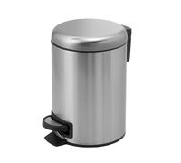 GEDY 33093800000 POTTY Papelera Con Tapa 5L Cepillado - ref: 33093800000