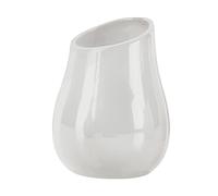 Gedy Adelaide Baño, Medidas y Peso: 13 x 9,8 x 9,8 cm y 0,27 kg, Portacepillos Fabricado en cerámica, Acabado Blanco, diseño R&S, 2 años de garantía, único