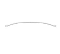 GEDY | Barra de ducha semicircular de aluminio anodizado, dimensiones 6,2 x 87,1 x 87,1 cm y peso 0,335 kg