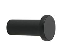 Gedy CANARIE Colgador toalla baño, Latón, Negro mate, 1,9 x 1,9 x 3,4