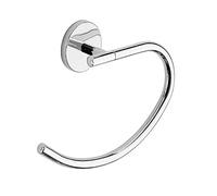Gedy Cebu, baño de Anillo, Acabado Cromado, Medidas 16 x 22,5 x 6 cm y Peso 0,128 kg, toallero de Acero Inoxidable y Cromado, 10 años de garantía, diseño I+D Inoxidable, único