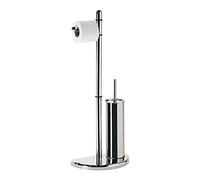 Gedy Portarrollos con escobilla de WC Hibiscus HI32 Cromo