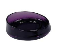 Gedy Flou Jabonera, 13,8x12,5x4, resinas termoplásticas, Violeta