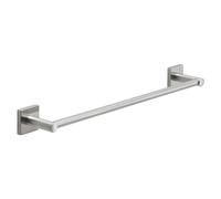 Gedy Fuji Toallero Barra Baño Pared 45cm Acero INOX AISI 304 Cromall Acabado Cepillado Barra Ajustable, Tornillos y Biadhesivo