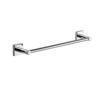 Gedy Fuji Toallero Barra Baño Pared 45cm Acero INOX AISI 304 Cromall Acabado Cromo Barra Ajustable, Tornillos y Biadhesivo