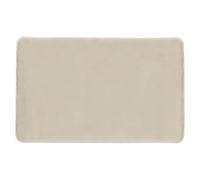 Gedy Fuzzy Alfombra de baño, Antideslizante, Poliéster, 100 x 60, Beige, Lavable a máquina 30º, Extrasuave