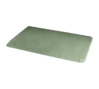 Gedy Fuzzy Alfombra de baño, Antideslizante, Poliéster, 100 x 60, Verde, Lavable a máquina 30º, Extrasuave
