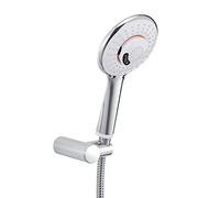 Gedy G 00 difusor de música Flexible, Sistema Bluetooth V4, alcachofa 150 cm con Acabado Blanco/Cromado, Incluye Filtro de Ducha, Talla única