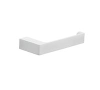 Gedy G-Kuala Lumpur - Soporte para Papel higiénico, Cristal de latón cromall, Color Blanco