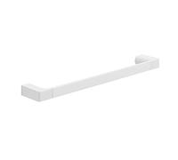 Gedy G-Kuala Lumpur - Toallero de 45 cm, Color Blanco, componentes Fabricados en Cromall, latón y Cristal, Medidas 2,5 x 45 x 6,6 cm y Peso 0,556 kg, diseño R&S