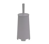 GEDY G-Oscar - Escobilla de baño de Apoyo, Color Gris, 35 x 13 x 13 cm, Peso 0,396 kg, escobilla de baño con cerdas Fabricada con resinas termoplásticas, diseño R&S Gedy