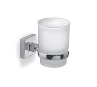 Gedy G-Pukhet - Soporte para cepillos de Dientes, Color Cromado, componentes Fabricados en Acero Inoxidable y Cromado, garantía de 2 años, Medidas 9,5 x 6,7 x 10,2 cm y Peso 0,27 kg, diseño de I+D