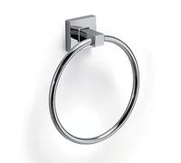 Gedy G-Pukhet Toallas de Anillo, Color Cromo, Toallitas de Acero Inoxidable y Cromall, 2 Años de Garantía, Diseño I+D, Medidas 17,3 x 15,6 x 4,8 cm, Inoxidable, Cromado, Único