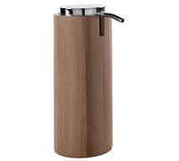 Gedy Haya Macao Dosificador, Medidas y Peso: 17,2 x 7 x 10,3 cm & 0,212 kg, Dispensador de jabón baño de bambú, Acabado Natural, diseño R&D, 2 años de garantía, única