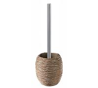 Gedy IDRA Escobillero baño, Resina, Beige, 12,2 x 12,2 x 40