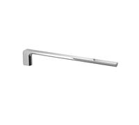 GEDY | Kuala Lumpur Toallero de baño con un Brazo Fijo de Acero Inoxidable, Acabado Cromado, Dimensiones 6,6 x 2,6 x 41 cm y Peso 0,385 kg
