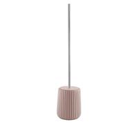 Gedy Marika Escobillero Baño Suelo ø10,2x42cm Cerámica Mango Cromo Cerdas Nylon Acabado Rosa, Escobilla WC Moderna