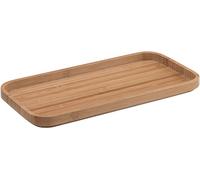 Gedy Ninfea Bandeja Portaobjetos Baño Bambú Natural Sobremesa